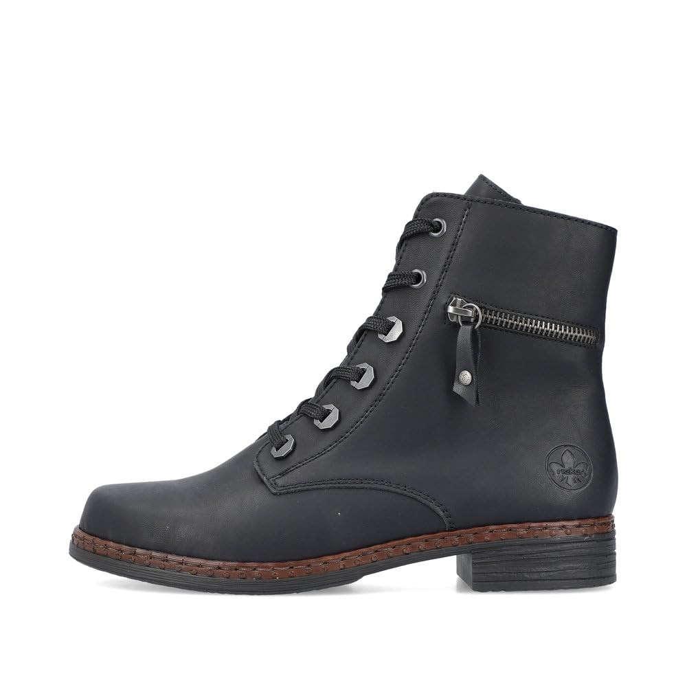 RIEKER Stiefeletten schwarz