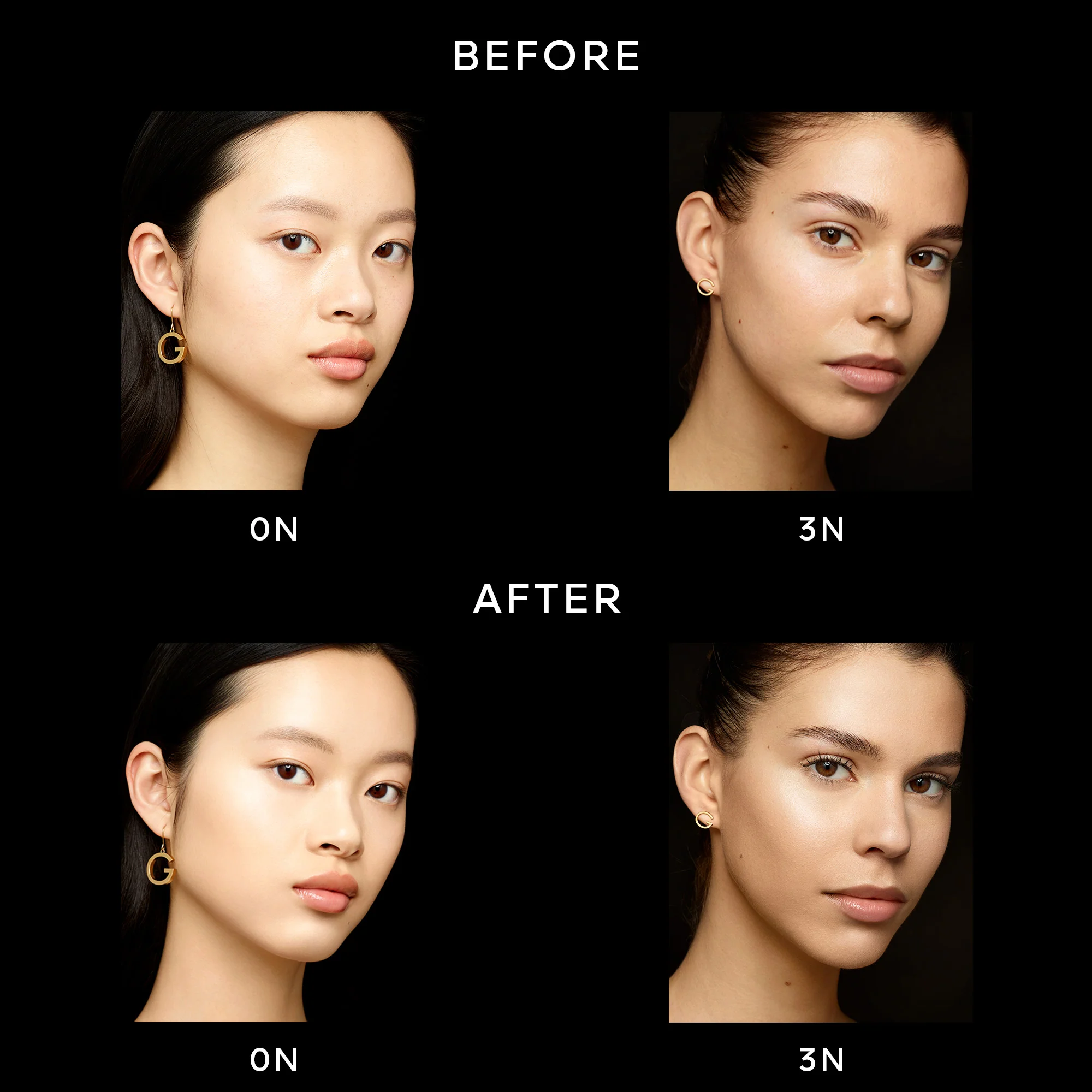 Face Parure Gold Skin Fond De Teint Éclat Rajeunissant - Base líquida