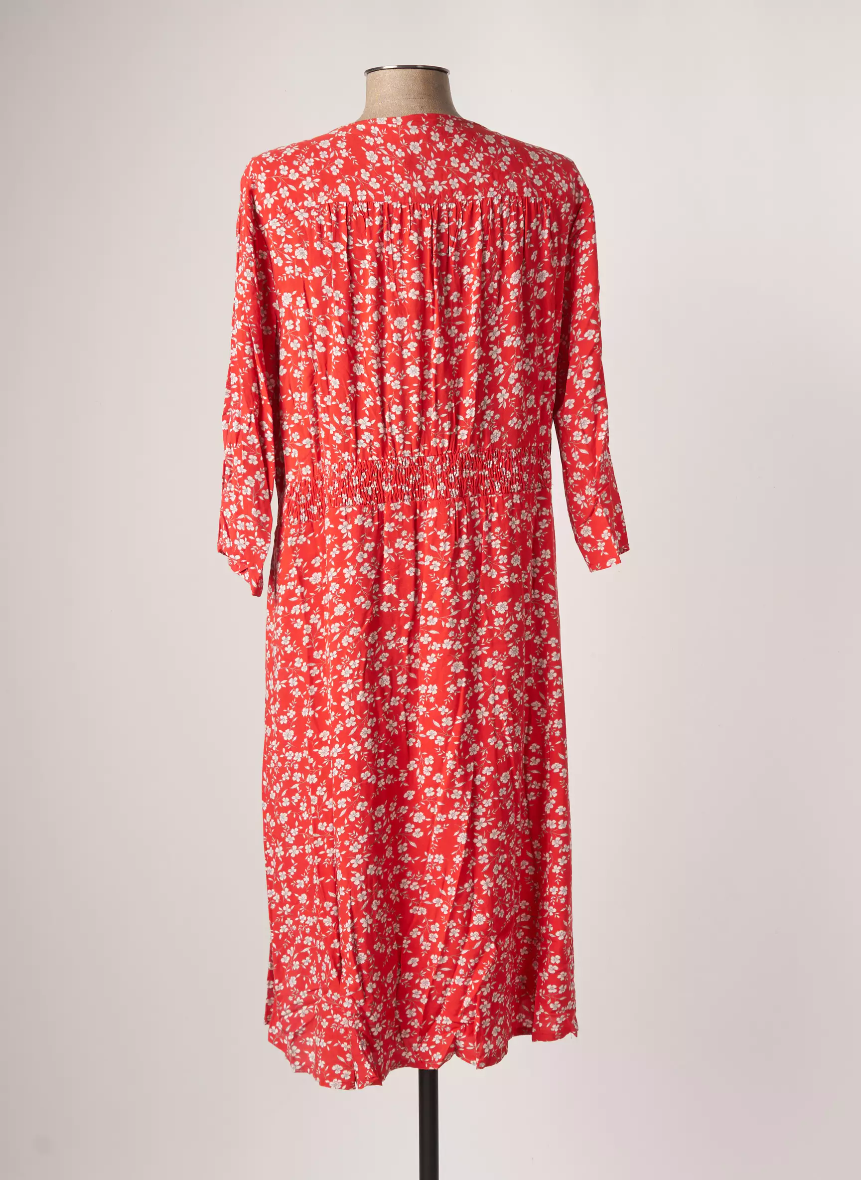 Cream Robes Mi Longues Femme couleur rouge