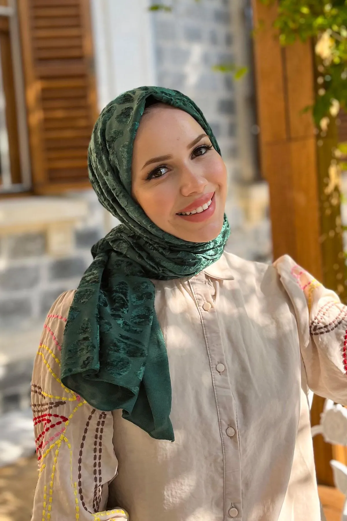 Armine  Trend Strickschal 4 – Ats4or-14 – Smaragdgrün
