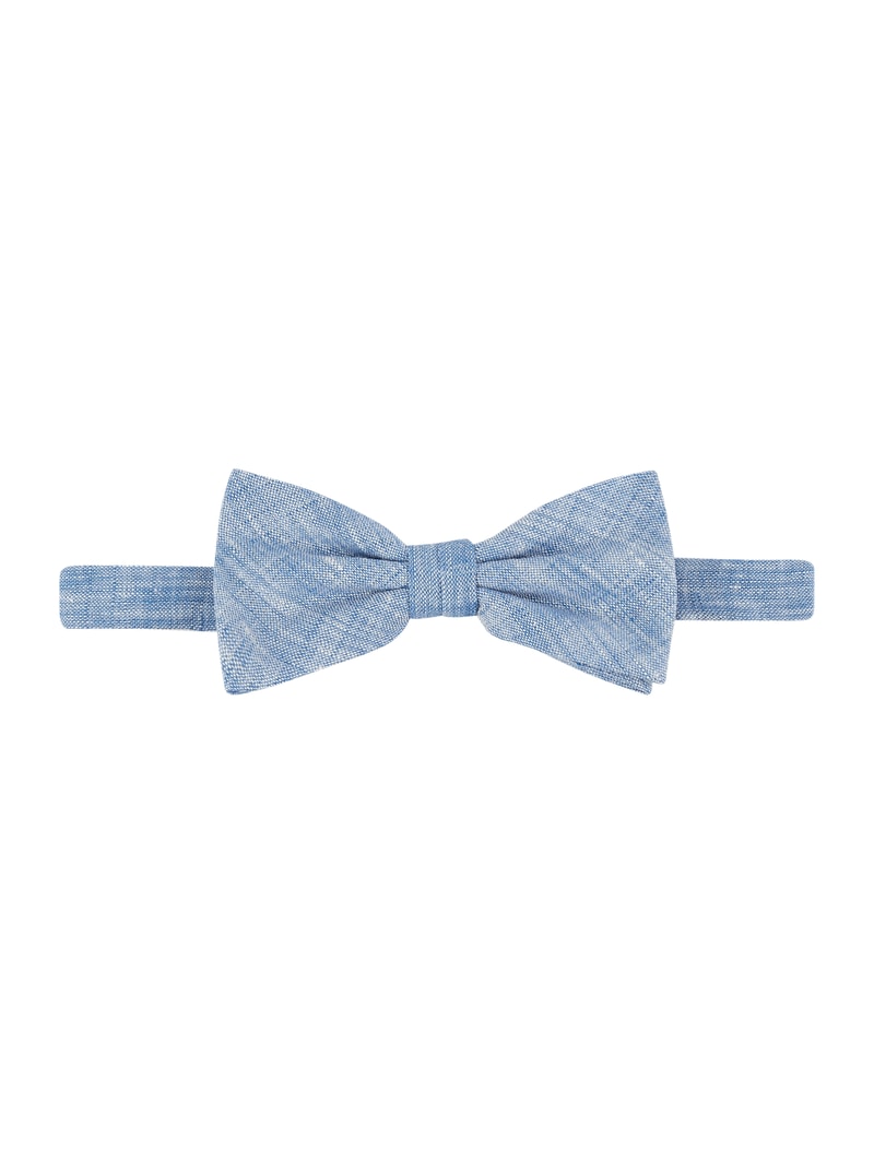 Fliege mit Einstecktuch im Set in blau
