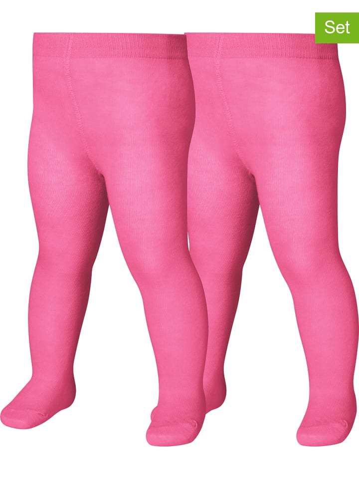 Playshoes 2er-Set: Thermostrumpfhosen in Rosa günstig kaufen