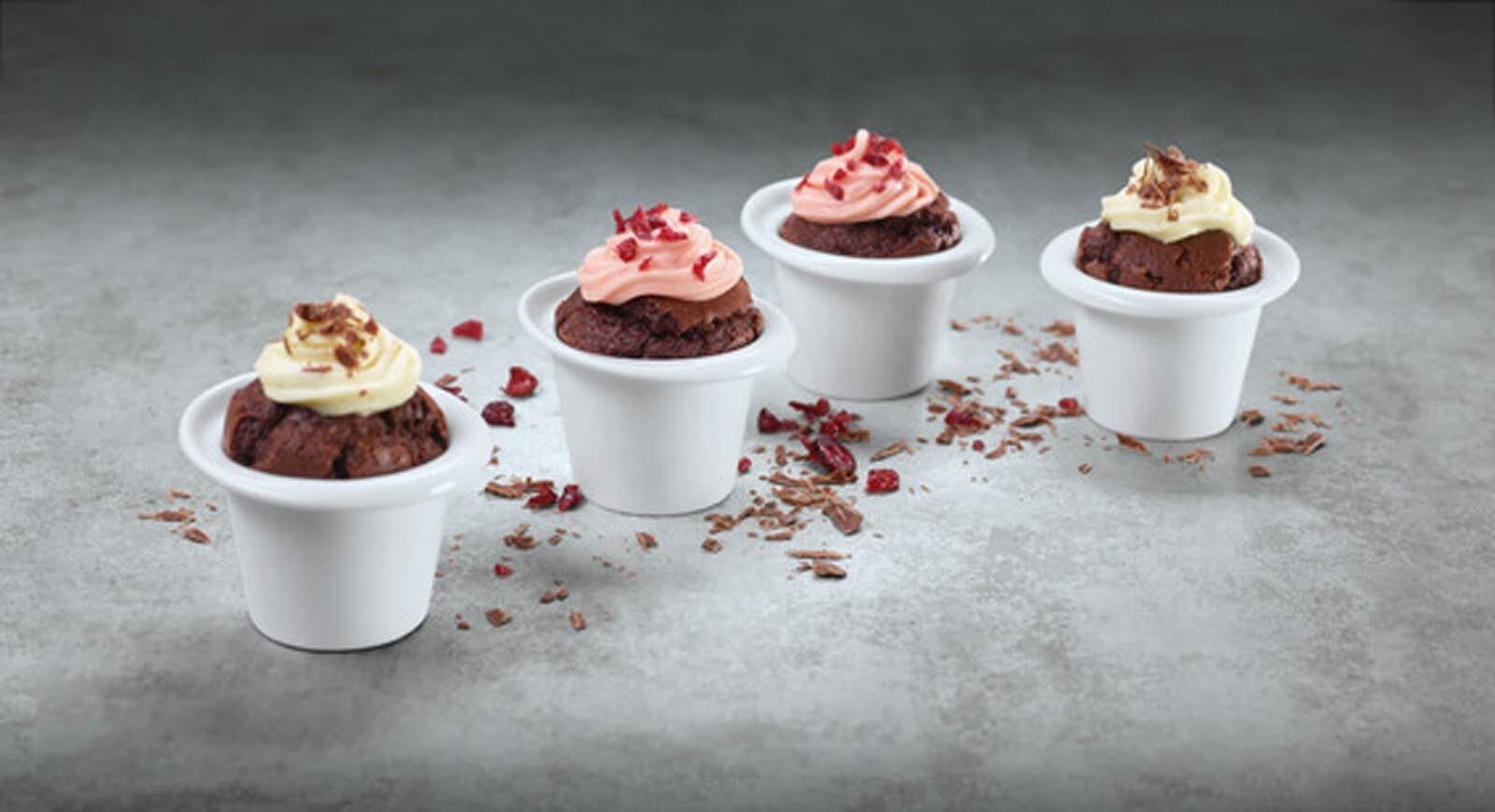 Villeroy & Boch Backform Clever Baking Muffinförmchen 100 ml, (4-tlg), Spülmaschinengeeignet, Mikrowellenfest