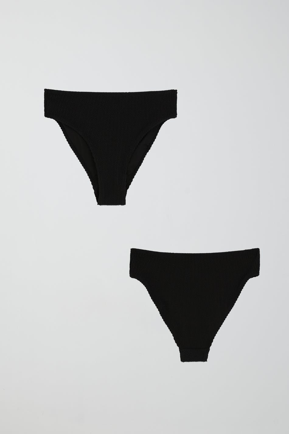 Shirred highwaist bikini brief