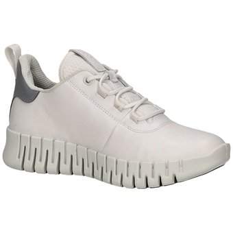 Ecco Gruuv W White Sneaker in weiß