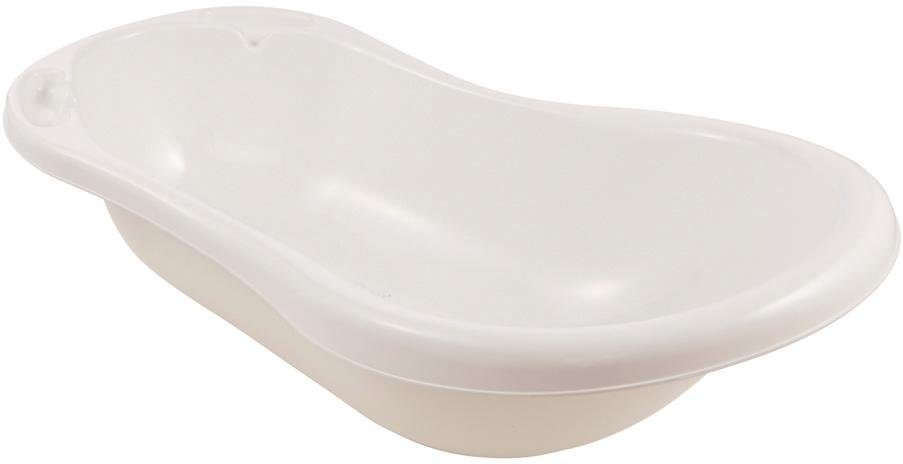 keeeper Babybadewanne Maria - Hippo, weiß, mit Stöpsel, Made in Europe