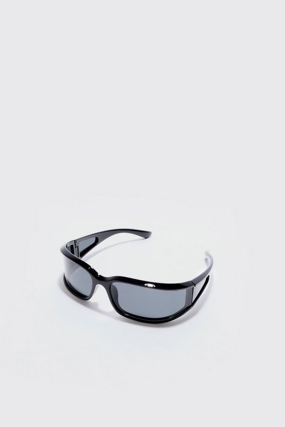 Schwarze, eckige Sonnenbrille