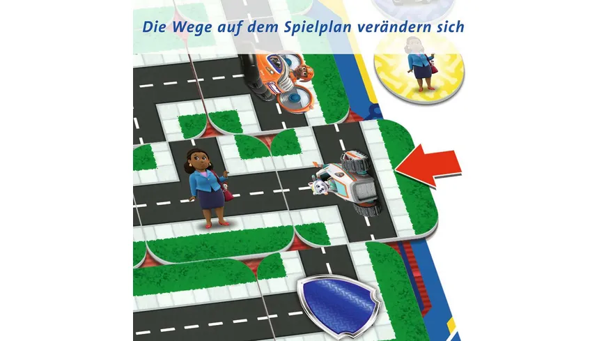 Ravensburger Spiel - Paw Patrol Junior Labyrinth, das bekannte Brettspiel von Ravensburger als Junior Version