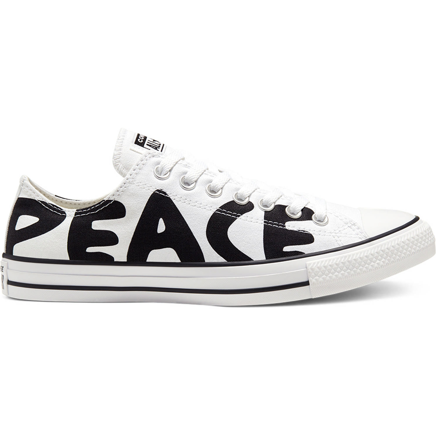 Converse CTAS OX, Sneakers Low, Damen, white/black/white