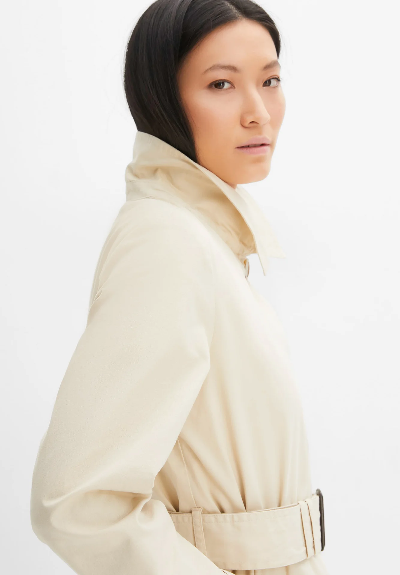 bonprix IN-OPTIK MIT ABNEHMBARER KAPUZE - Gabardina