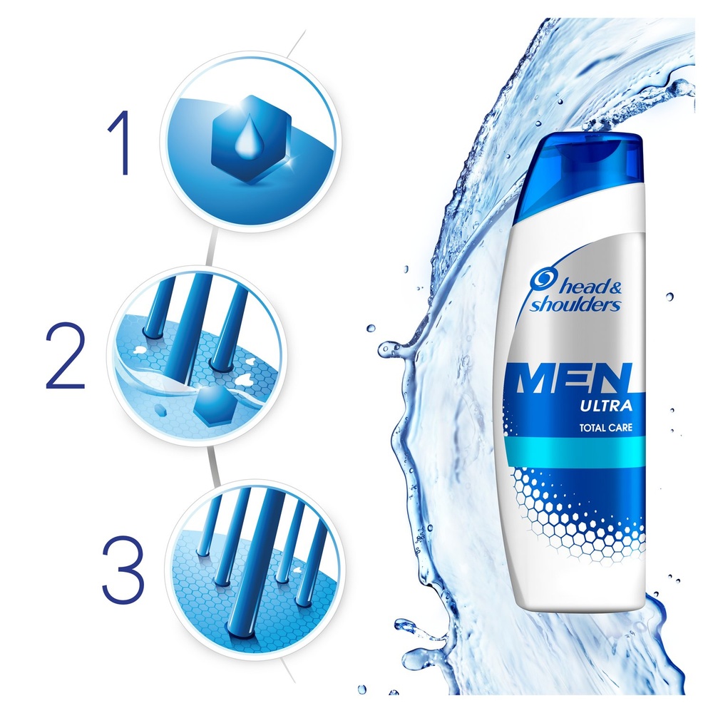 head & shoulders Head & Shoulders Male Care Shampoing Shampoing