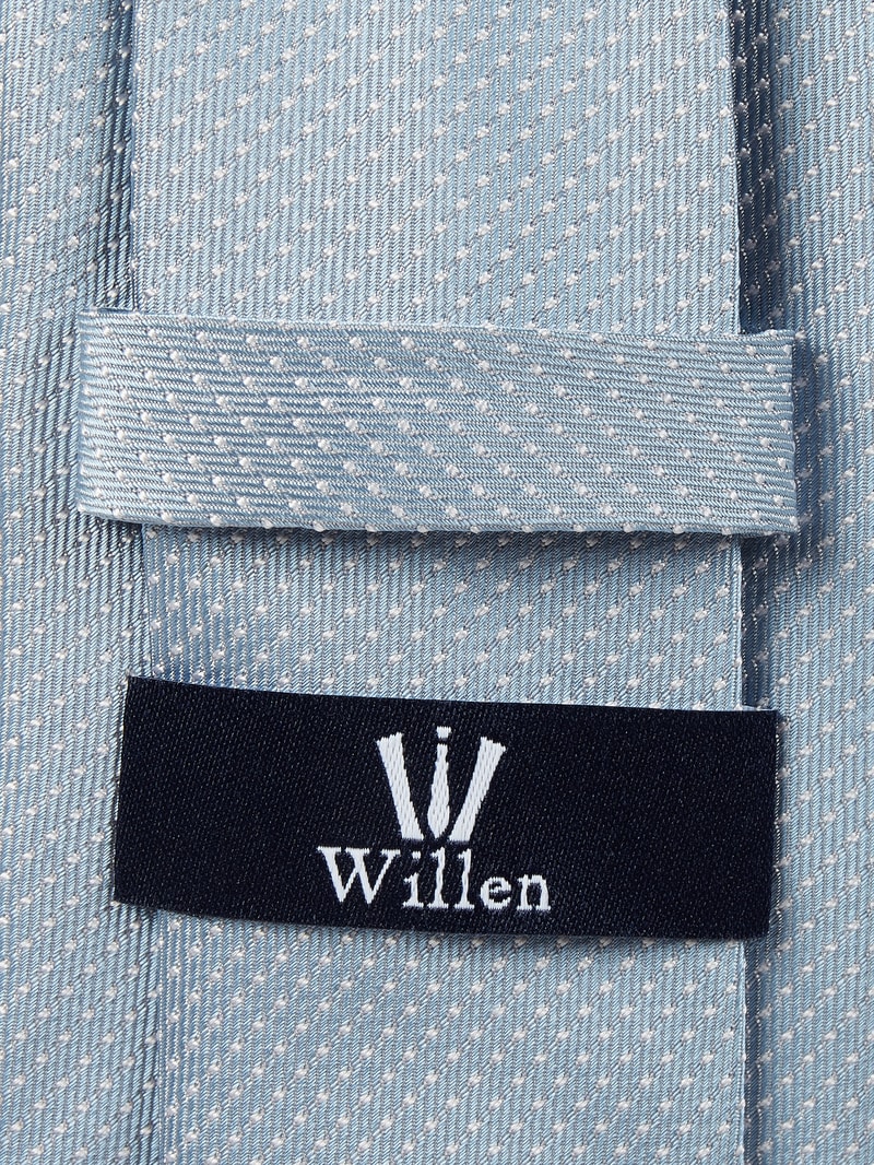 Seidenkrawatte mit Allover-Muster in mint
