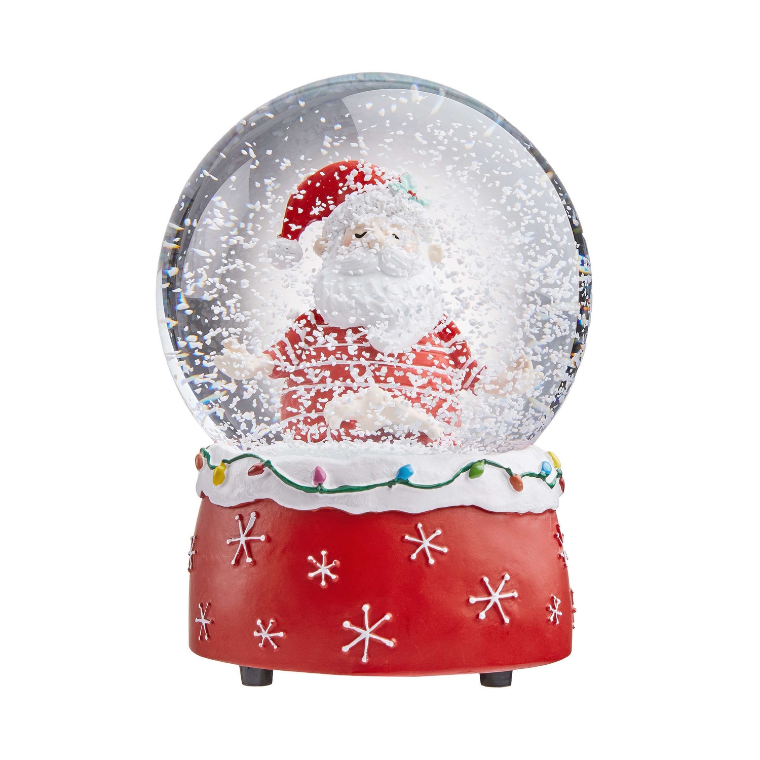 X-MAS Spieluhr Yoga Santa Höhe 15cm