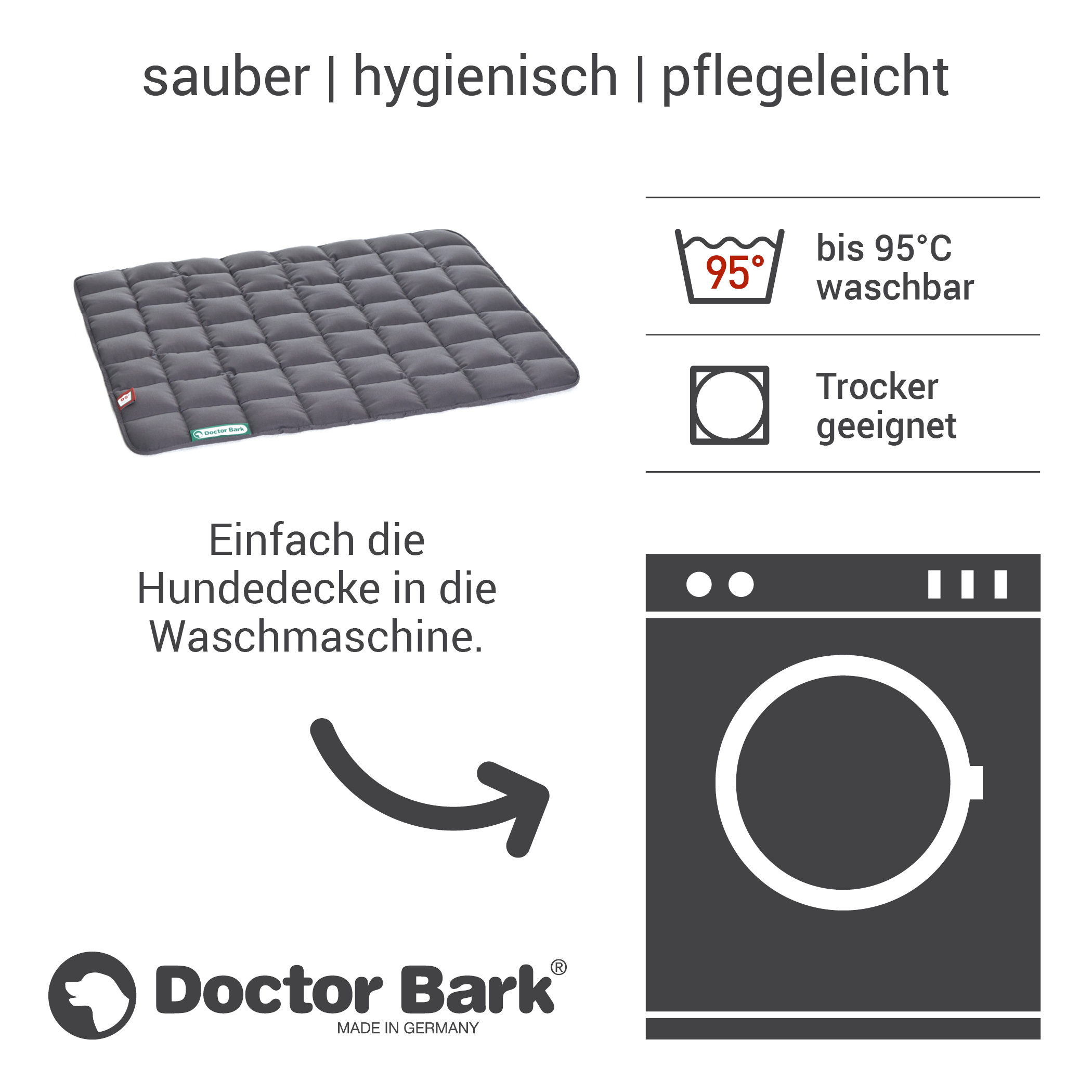 Doctor Bark Hundedecken Doctor Bark Hundedecke grün M