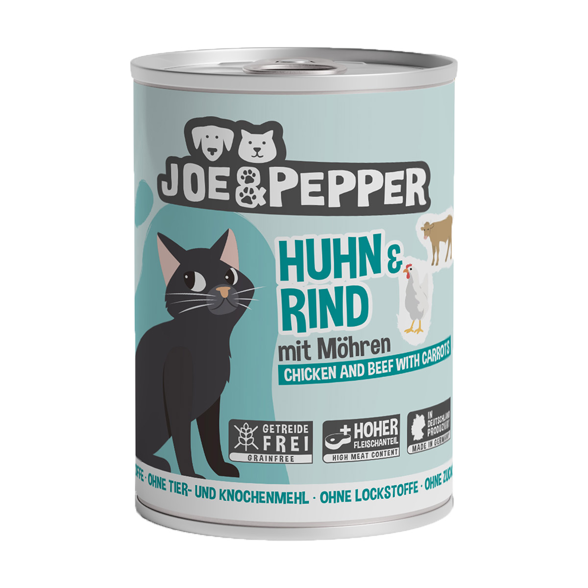 Joe & Pepper Cat Huhn & Rind mit Möhren kaufen bei ZooRoyal