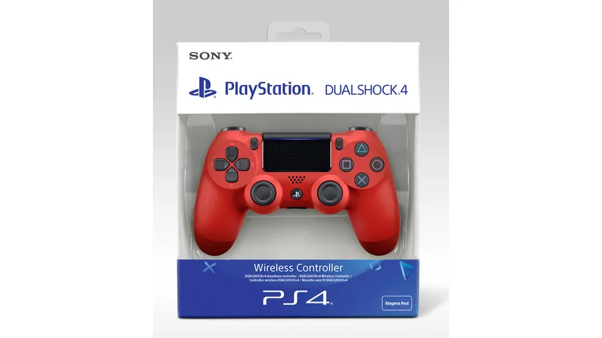 PS4 - Dualshock 4 Wireless-Controller V2 (Magma Red)