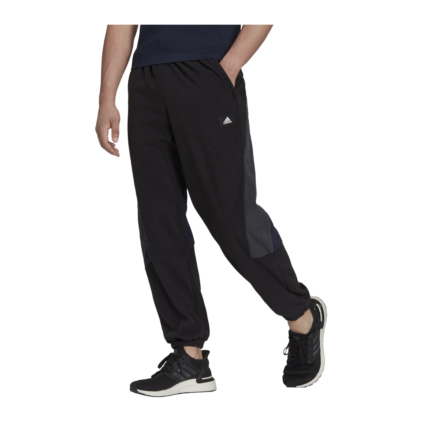adidas Future Icons Fleece Jogginghose Schwarz