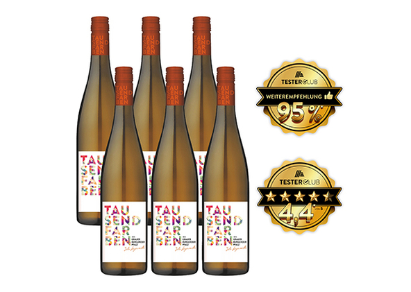 Tausendfarben Grauer Burgunder, Julia Lergenmüller, 6 Flaschen à 0,75 l