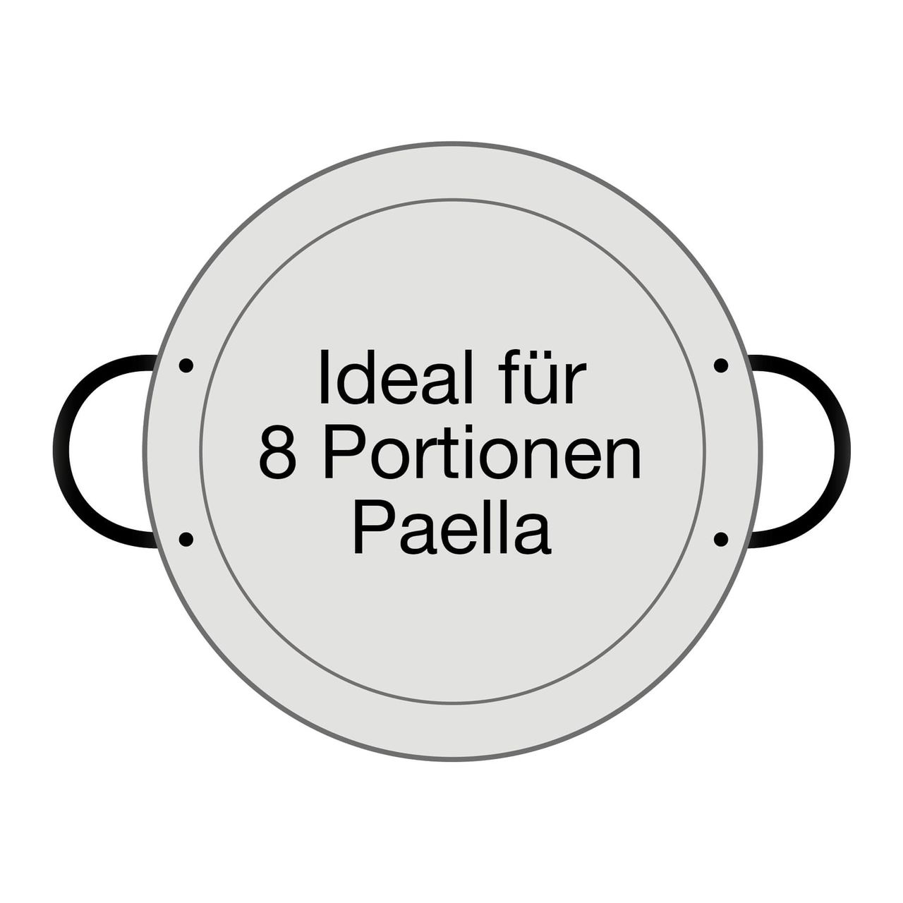 PaellaWorld International Paella World Original spanische Paella Pfanne Typ Valenciana 38cm