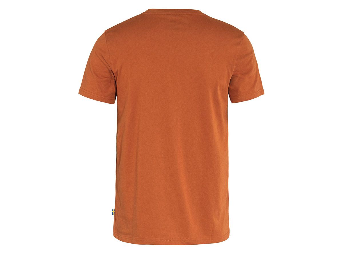 Fjällräven Logo Terracotta Brown Herren T-Shirt