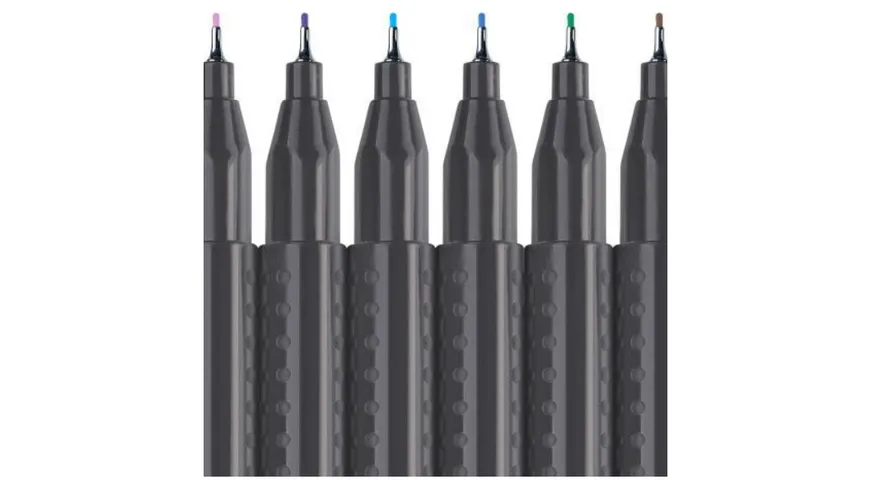 FABER-CASTELL Finepen Grip 0,4mm 10er Etui