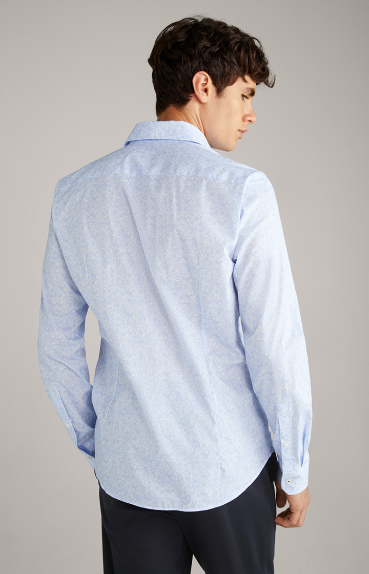 Hemd Pai in Pastellblau gemustert