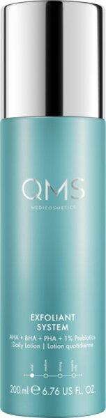 QMS Medicosmetics Exfoliant System AHA+BHA+PHA+1%PrebioticsDaily Lotion Bodylotion