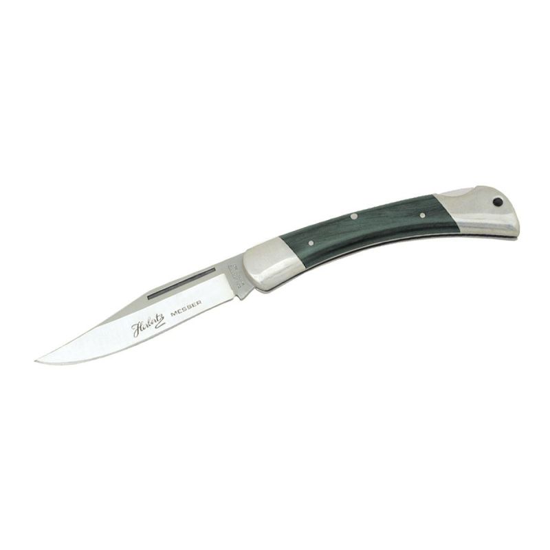 Herbertz Folding Green Wood Handle 201413 \/ Vintage Knives