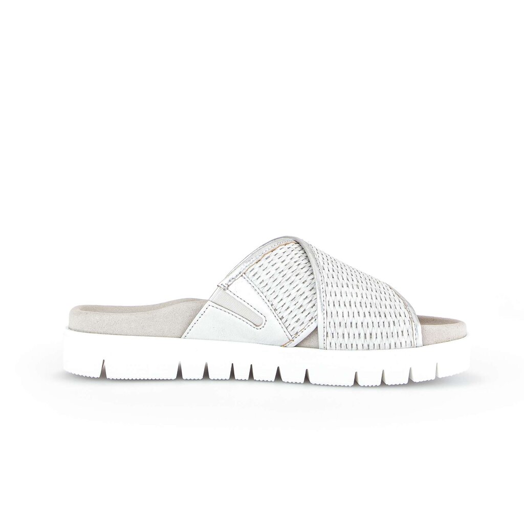 Gabor fashion Pantolette silber