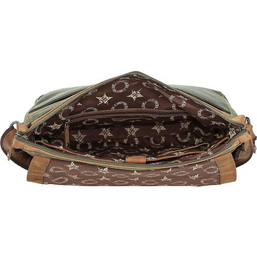 Billy The Kid Hunter Messenger Leder 38 cm Laptopfach