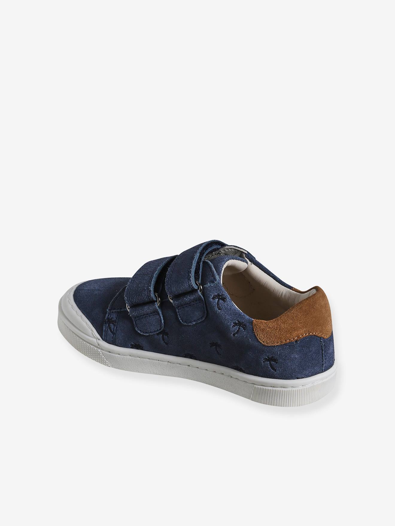 Vertbaudet Kinder Klett-Sneakers mit Anziehtrick - marine