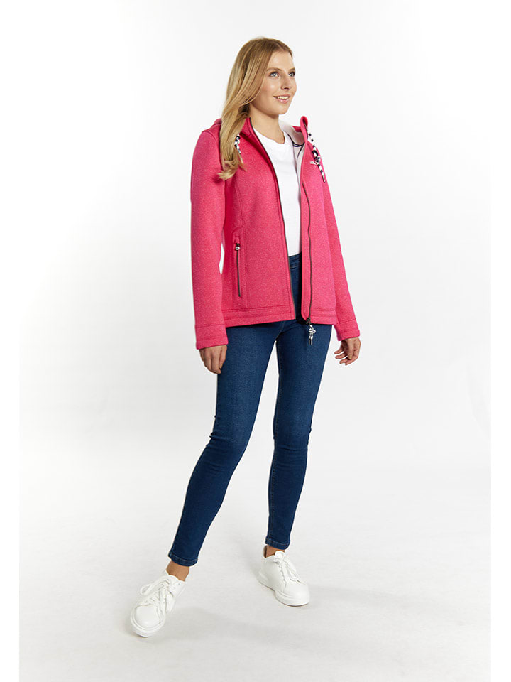 Schmuddelwedda Strickfleecejacke in Pink günstig kaufen