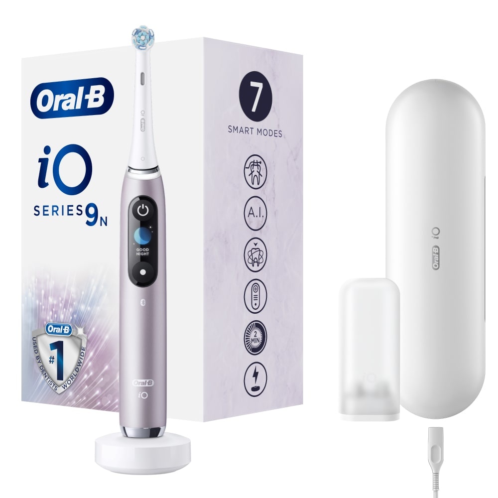 oral-b ORAL B iO BAD ELECT. iO 9n - Rose Quartz BROSSES A DENTS ELECTRIQUES RECHARGEABLES