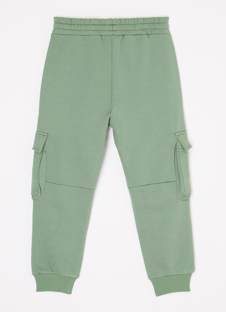 Pantaloni de trening Benetton cu croială conică pe picioare și buzunare aplicate.