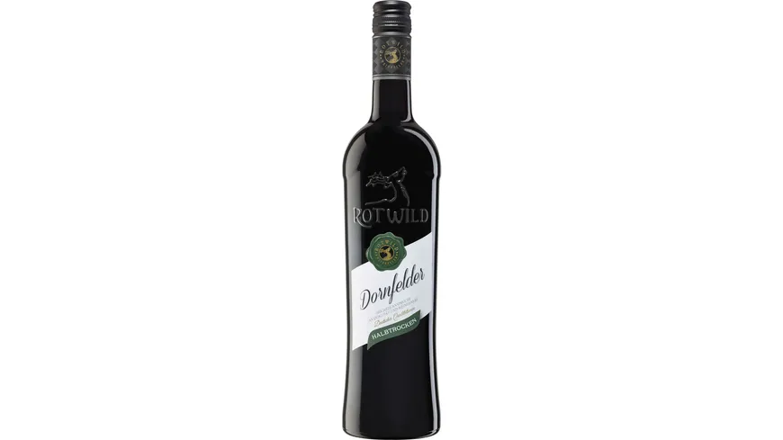 Rotwild Dornfelder QbA, halbtrocken 750 ml