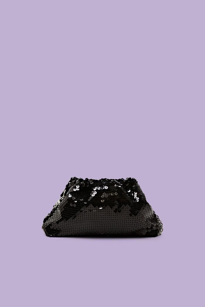 Kleine Beuteltasche mit Pailletten