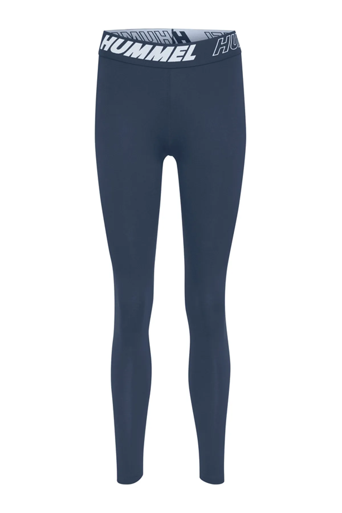 hummel  Sport-Leggings - Blau - Mittlerer Bund