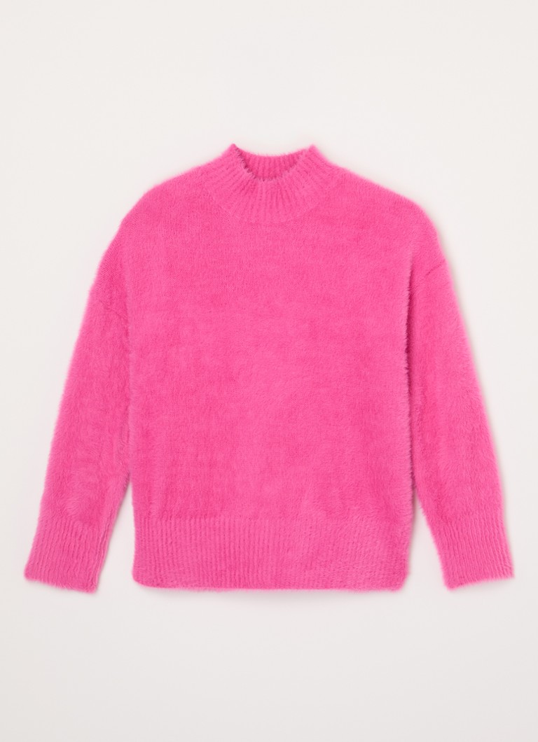 Pulover Benetton Chunky Knit cu guler înalt