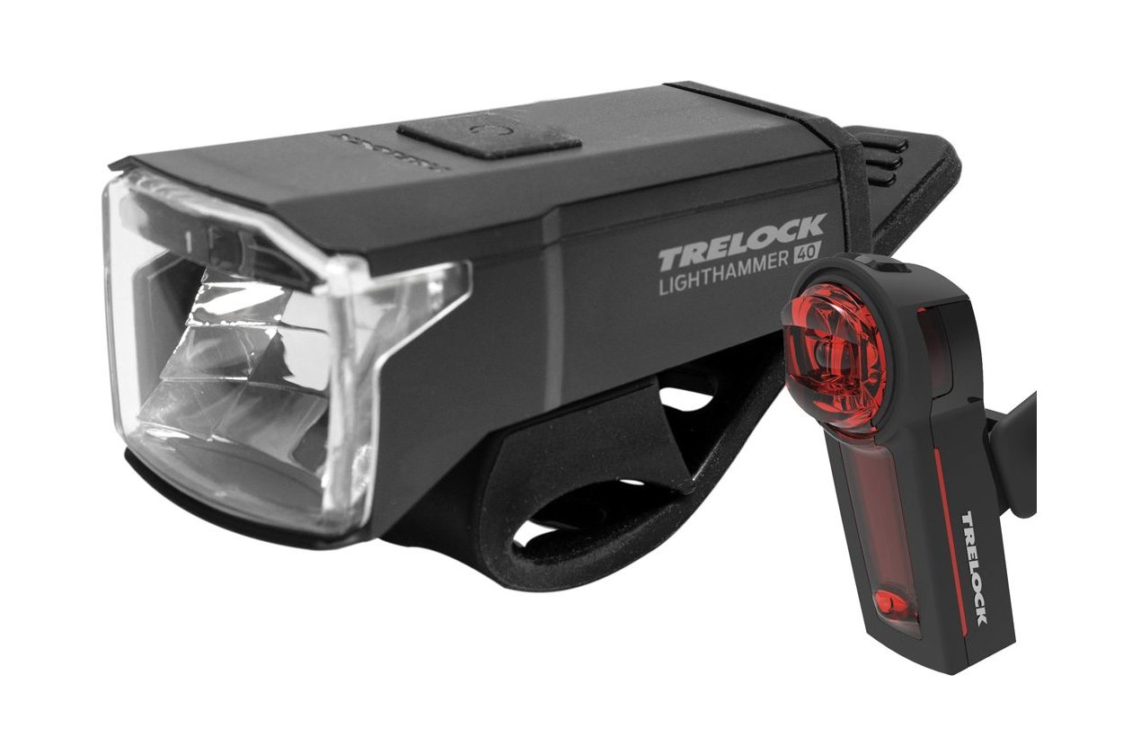 Trelock LS 440 Lighthammer / LS 740 Vector USB Beleuchtungsset StVZO