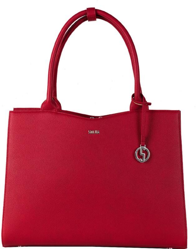 SOCHA Damen Laptoptasche Cherry Red Midi 13.3 