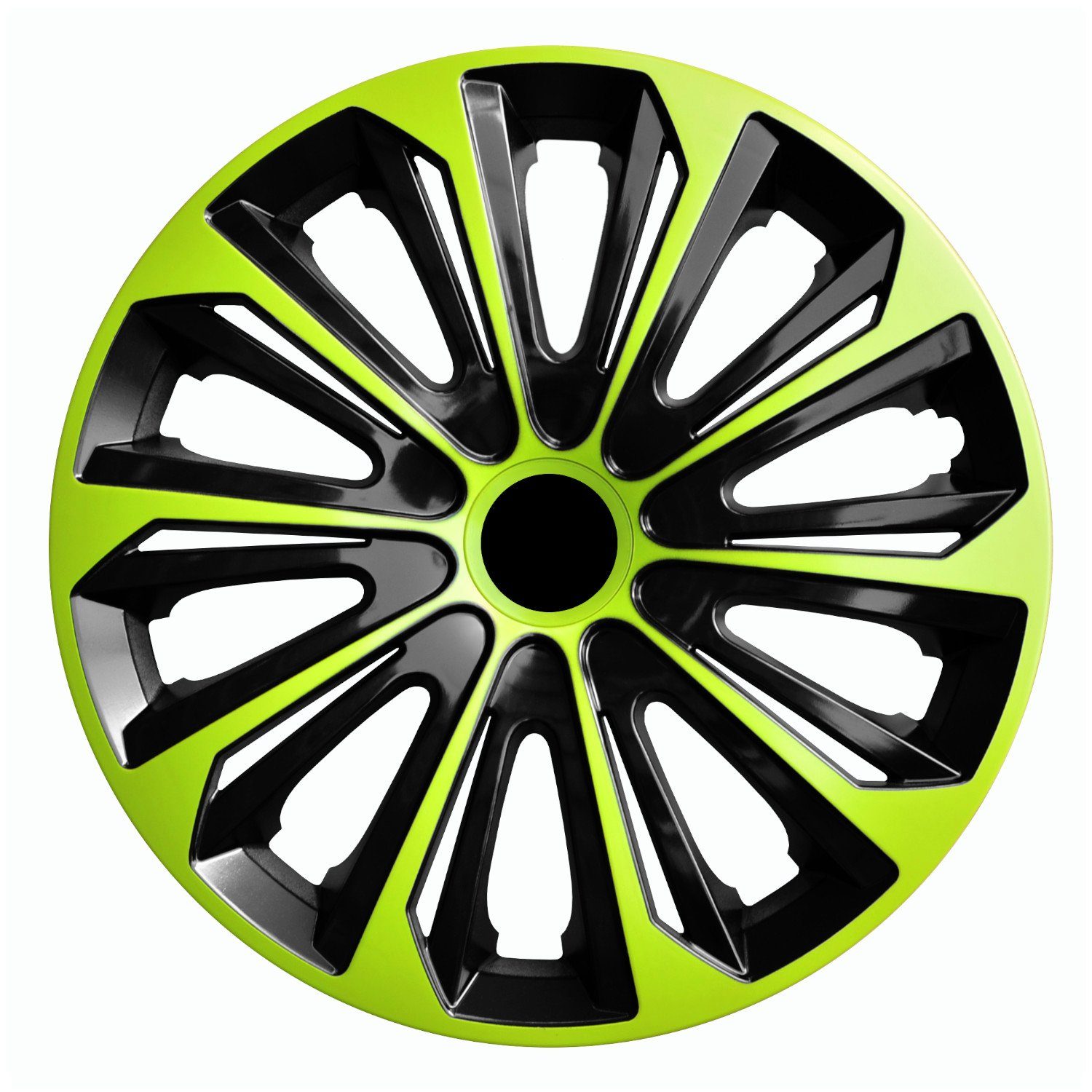 NRM Radkappen STRONG DUO, 14 in Zoll, Radzierblenden für Stahlfelgen Satz 4er 14