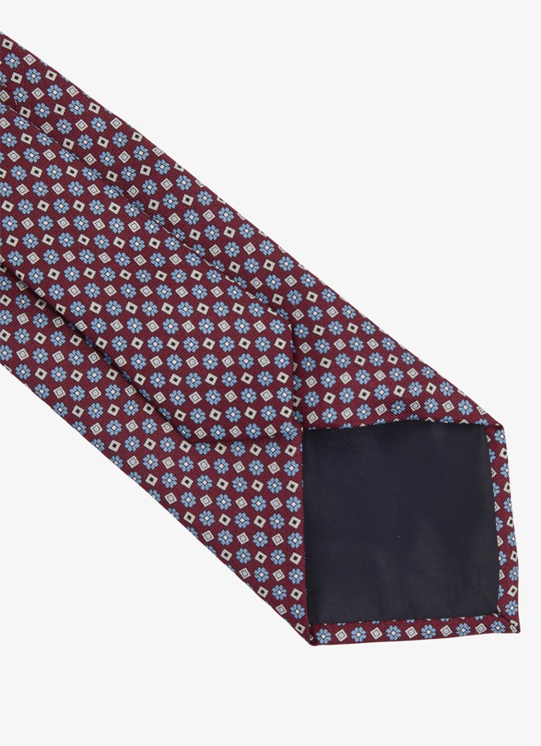 Reiss Mondello silk tie with graphic print