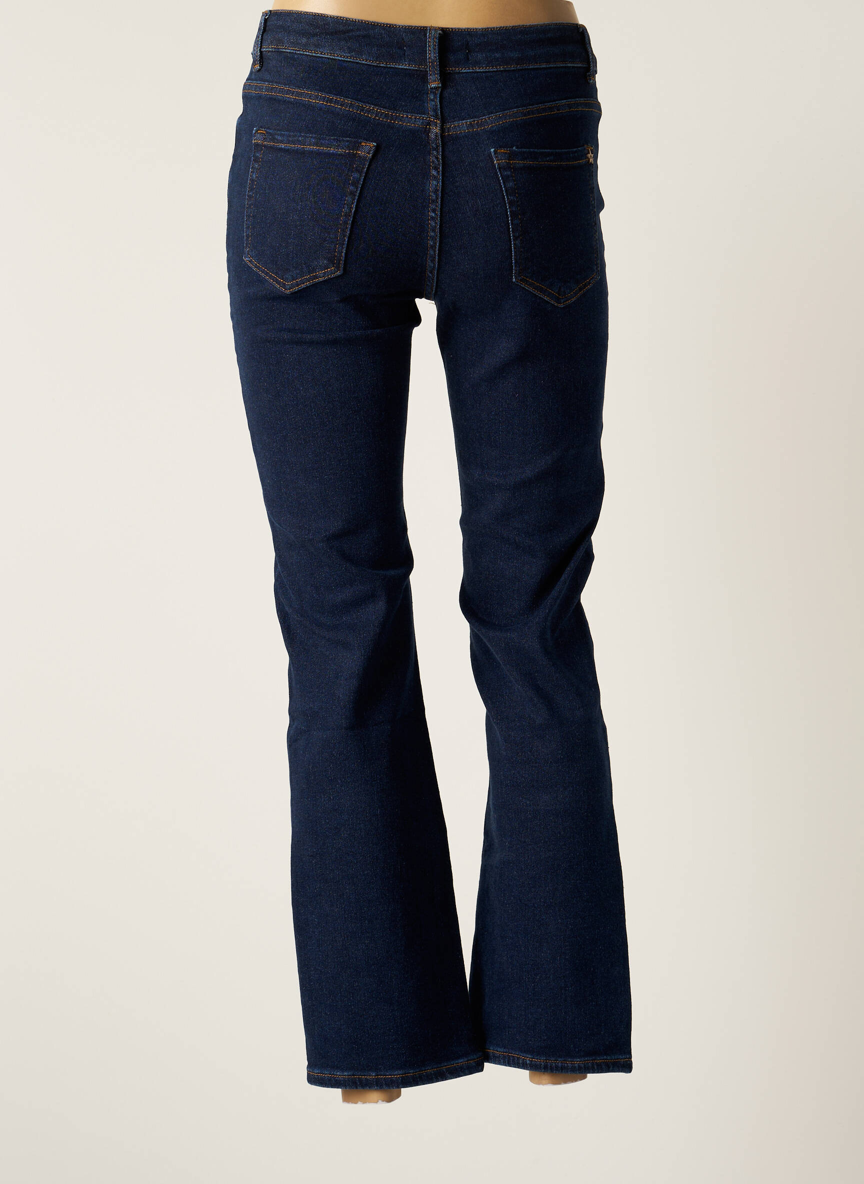 Sarah John Jeans Coupe Droite Femme couleur bleu