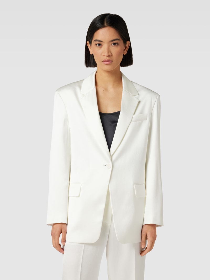 Blazer mit Pattentaschen Modell 'Agura' in offwhite