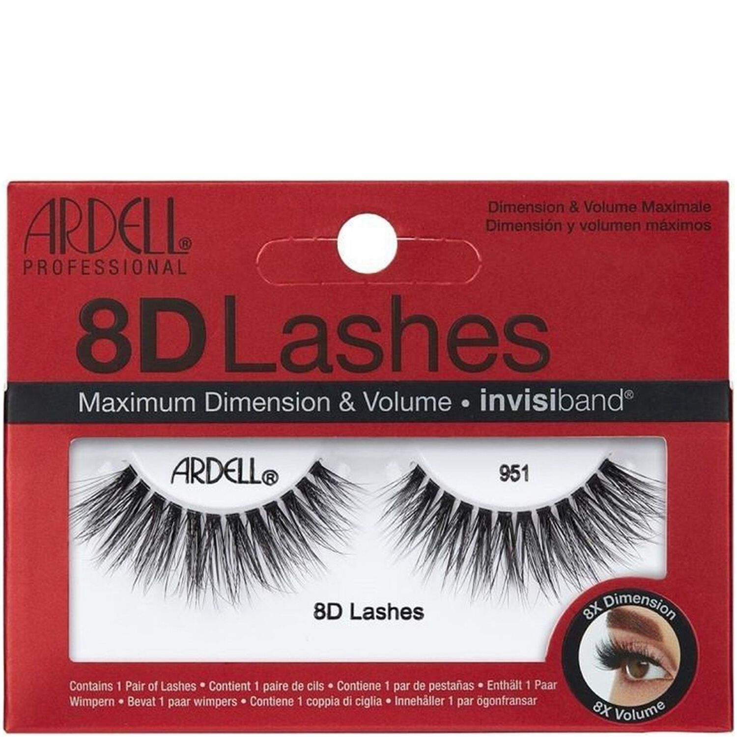 Ardell 8D Lashes Faux Cils Maximum Dimension & Volume 951