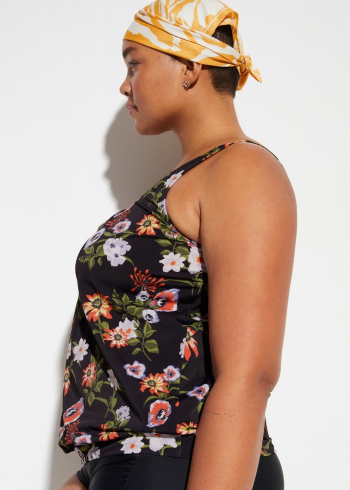 Tankini Oberteil aus recyceltem Polyamid