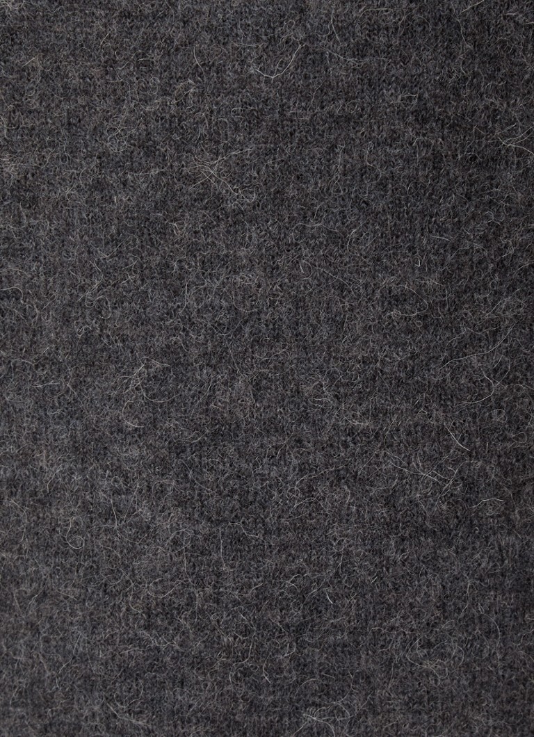 Selected Femme Lulu fine-knit top in alpaca wool blend with mixed design
