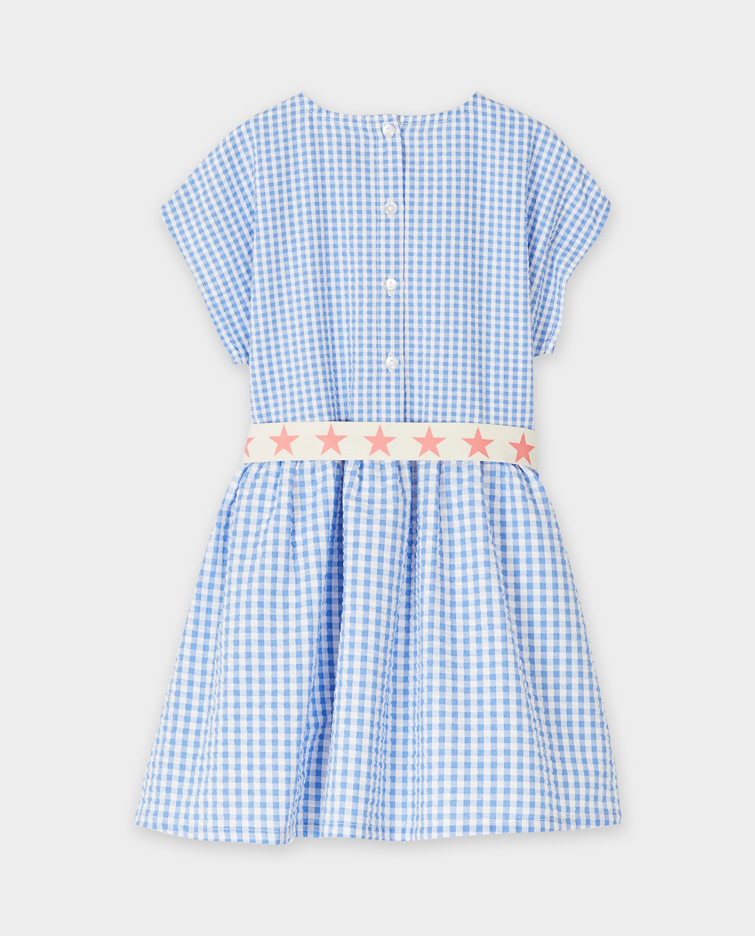 Rochie texturată Fred + Ginger, 92-134 albastră