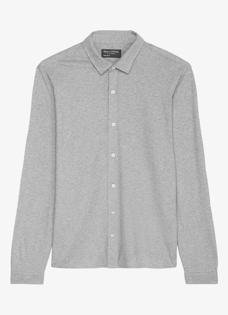 Camisa Marc O'Polo de corte regular com estampa mesclada.