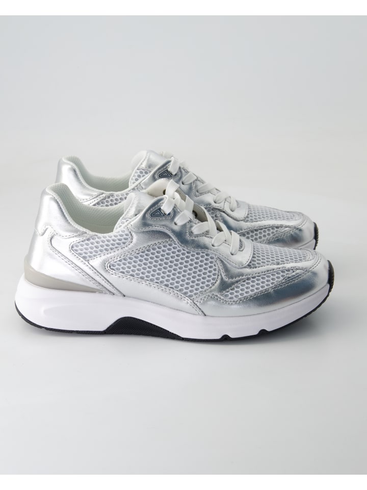 rollingsoft Sportliche Schnürschuhe in Silber günstig kaufen